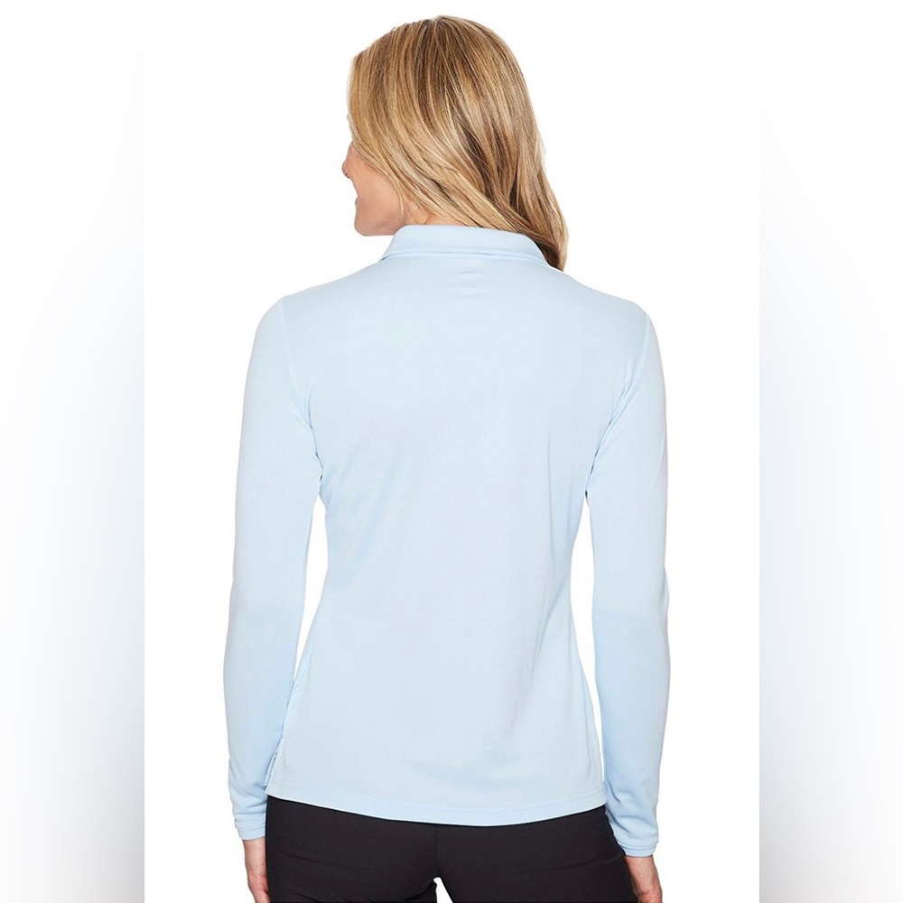 Adidas ClimaCool Clear Sky Light Blue Golf Shirt M